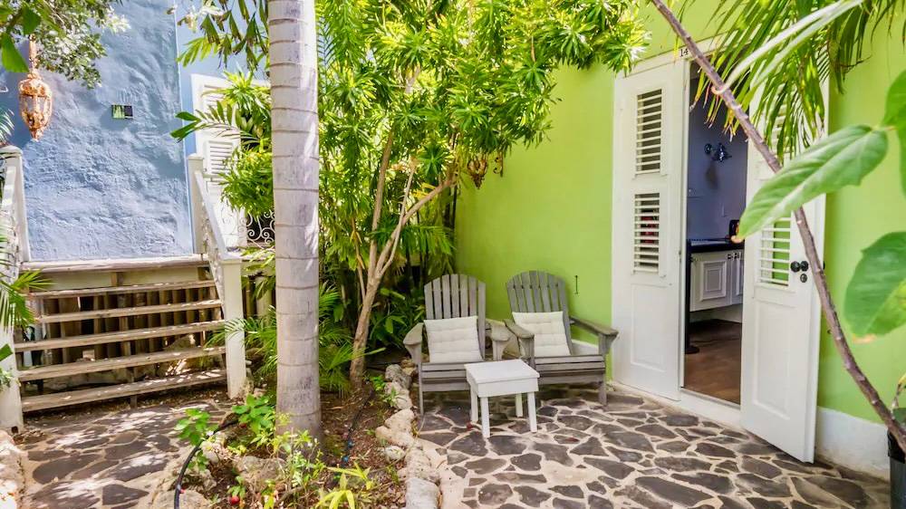Pietermaai Boutique Hotel - Duplex Suite - Outdoor Terrace and seating area